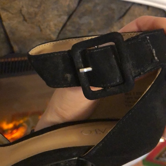 Pointed Toe Kitten Heel Black 8 Cato - Picture 7 of 8